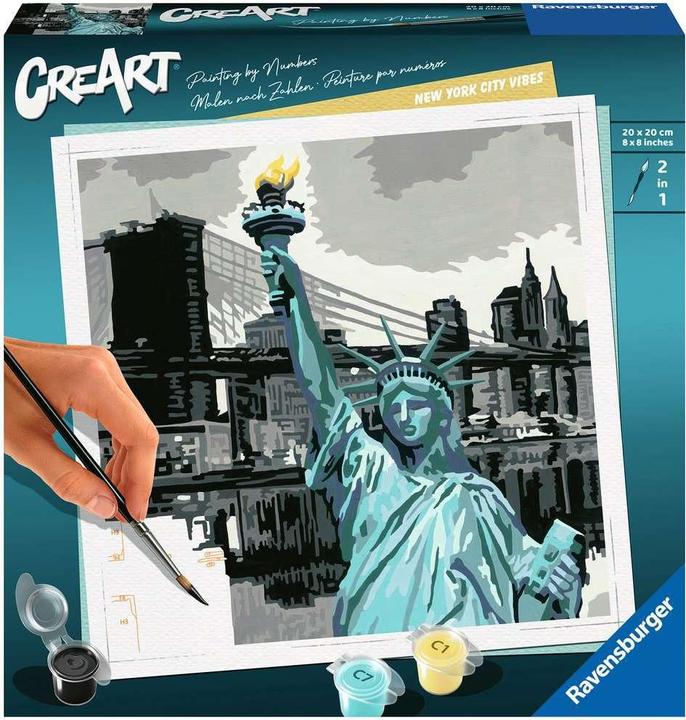 Actual product image Ravensburger Painting by Numbers New York City Vibes