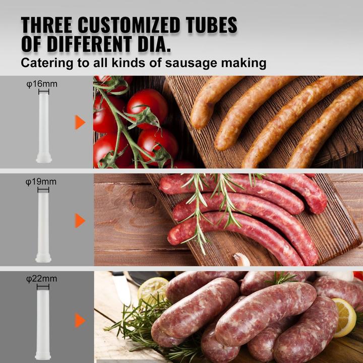 Actual product image Ich-zapfe Sausage filler, sausage filling machine, sausage press - 3 litres