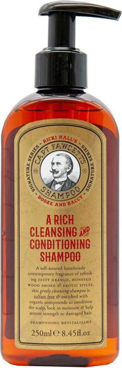 Captain Fawcett Capt. Fawcett Care - Ricki Hall’s Booze & Baccy Shampoo (250 ml, Flüssiges Shampoo)