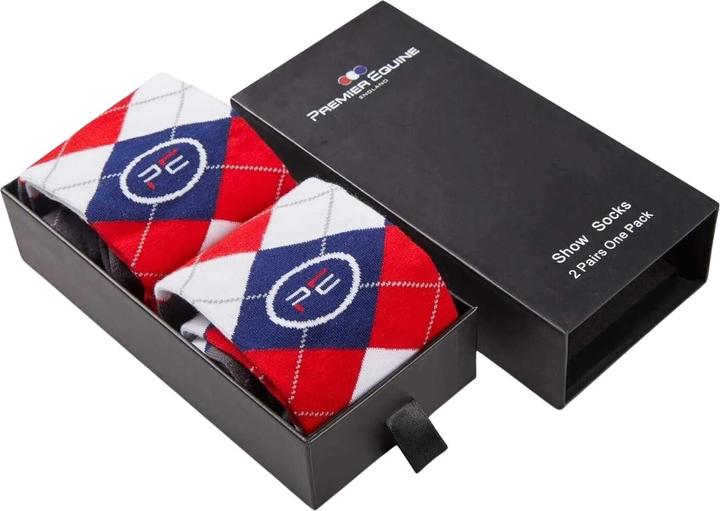 Actual product image Premier Equine Set of 2 pairs of thick winter riding socks for children (One size)