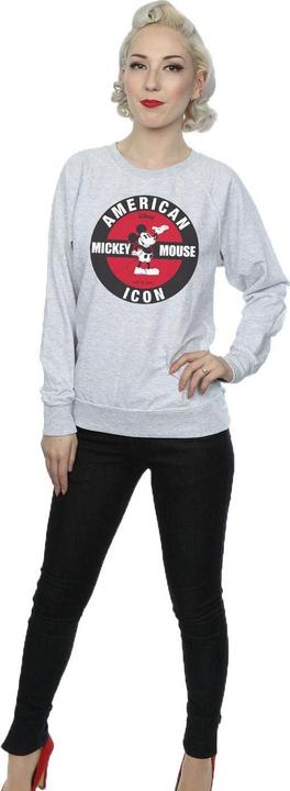 Actual product image Disney Womens/Ladies Mickey Mouse American Icon Sweatshirt (M)
