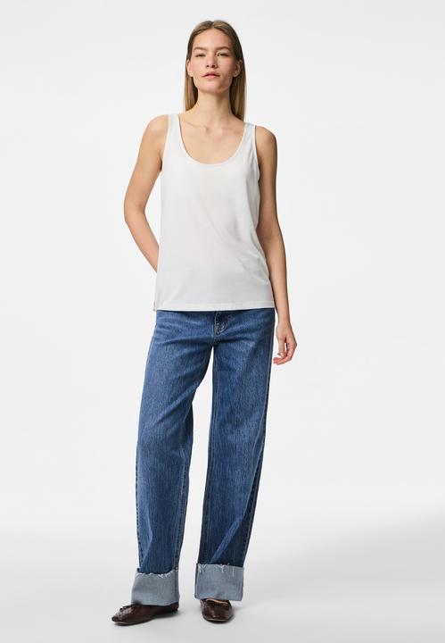 Actual product image Pieces Modal Mixed Fibre Tank Top (M)