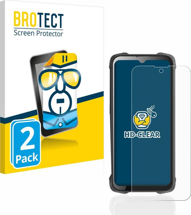 Produktbild BROTECT Schutzfolie Displayschutz Klar (2 Stück, Cubot King Kong 9)
