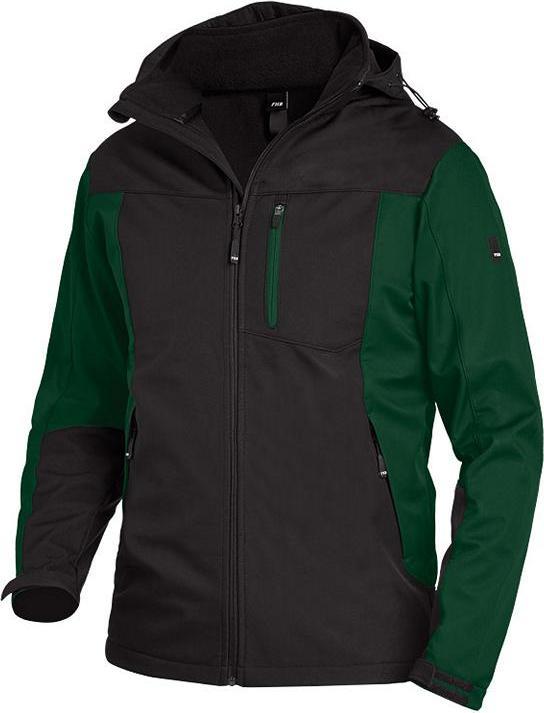 Image du produit FHB Veste softshell homme JANNIK vert, noir taille XS (XS)