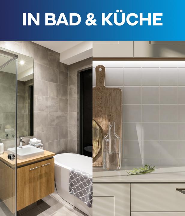 Actual product image Plid Tile paint 2.25l glossy, for approx. 23m² / Tile colour paint kitchen/bathroom (Light grey, 2.25 l)