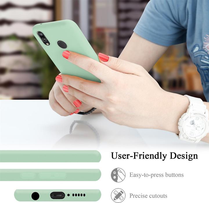 Actual product image Cadorabo TPU Liquid Silicone Case Cover (Huawei Nova 3E, Huawei P20 Lite)
