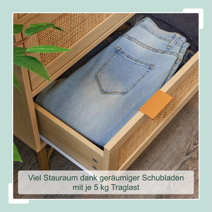 Produktbild Relaxdays Kommode (80 x 42 x 80 cm)