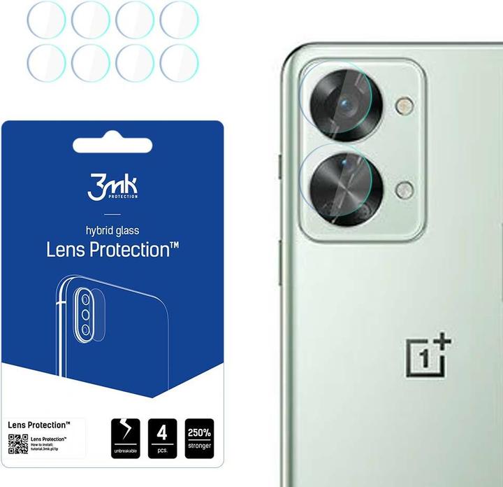 Immagine prodotto 3MK Vetro di protezione della macchina fotografica, vetro della macchina fotografica (1 Pezzo/i, OnePlus Nord 2T)