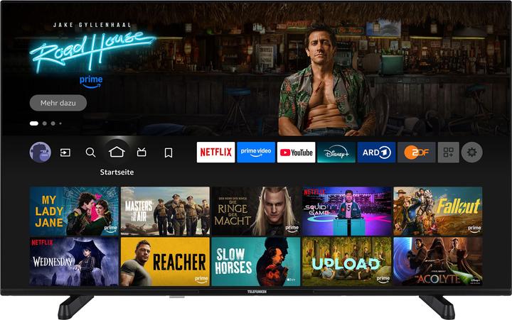 Produktbild Telefunken 55 Zoll Fernseher Fire TV (4K UHD Smart TV, HDR Dolby Vision, Dolby Atmos, Triple-Tuner) (55", LED, 4K, 2024)