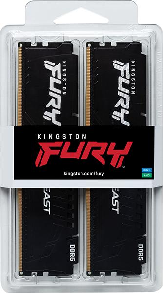 Actual product image Kingston Fury Beast (2 x 16GB, 5200 MHz, DDR5 RAM, DIMM)