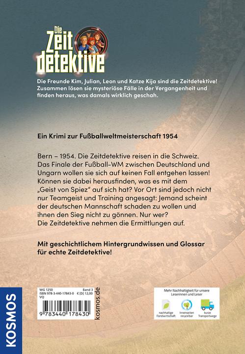 Actual product image Kosmos Die Zeitdetektive, 3, Das Wunder von Bern (German, Fabian Lenk, Timo Grubing, 2024)