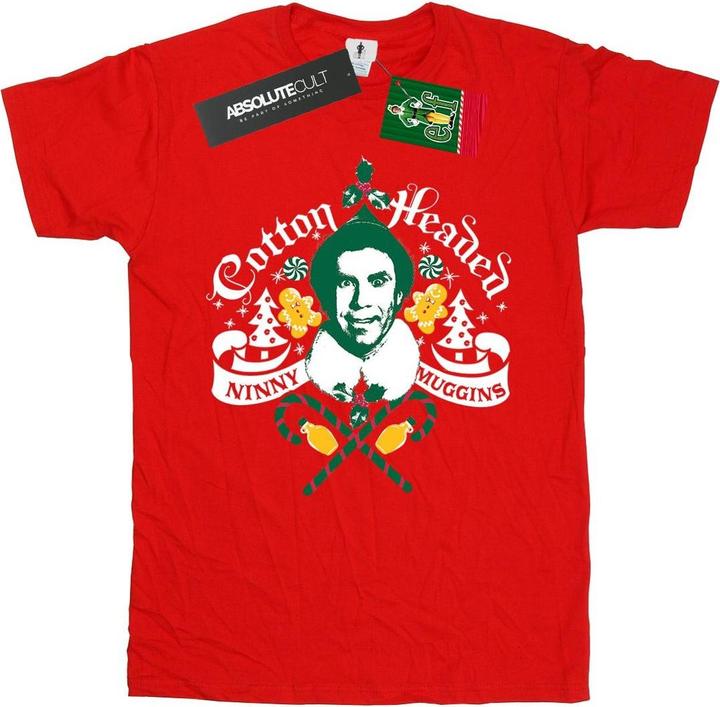 Immagine prodotto Elf Cotton Headed Ninny Muggins Maglietta Uomo (L)