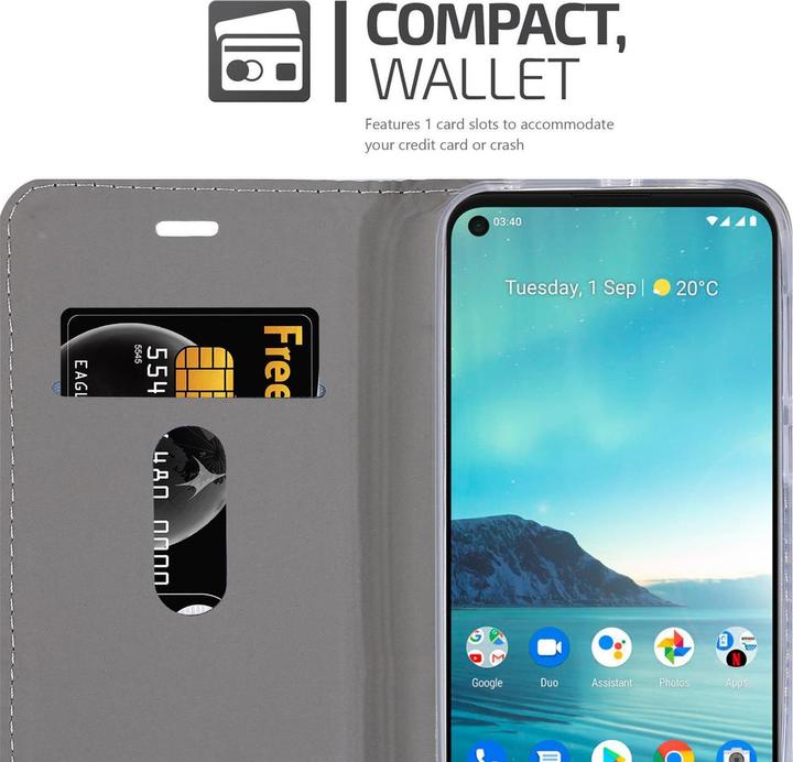 Actual product image Cadorabo Book Jeans Optics Cover (Nokia 3.4)