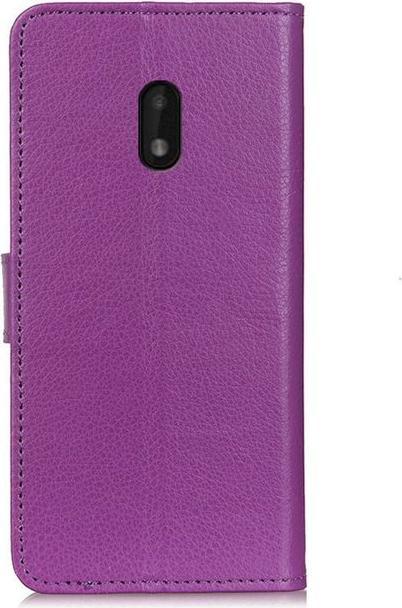 Actual product image MU Classic Litchi Leather Bookcover Series (Nokia C1 Plus)