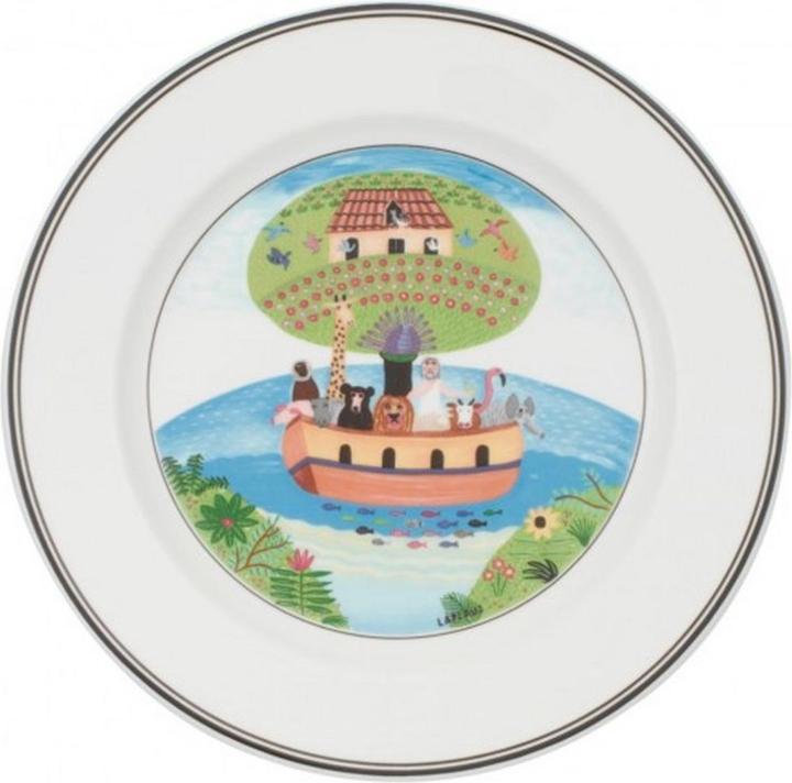 Piatto per la colazione Arca di Noè Design Naif (1 x, 21 cm)