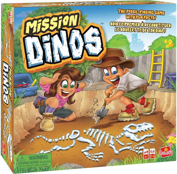 Image du produit Goliath Toys Dig em Up Dino's - Jeu de société pour enfants