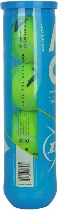Produktbild Dunlop Tennisbälle AUSTRALIAN OPEN 4-Tube ITF
