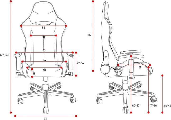 Image du produit Diablo Fotel gamingowy X-ST4RTER fotel granatowy