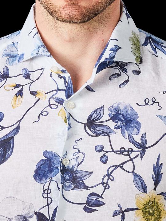 Immagine prodotto Joop! Joop Pejos camicia di lino con stampa di fiori bianca 404 (L)
