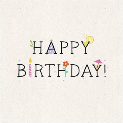 Actual product image Birthday card - Happy Birthday - QuadrArt (1 pcs.)