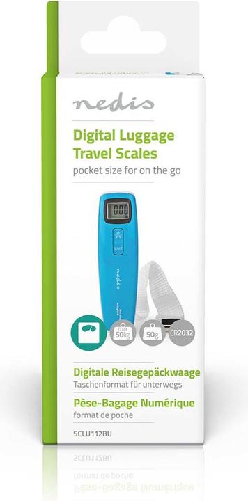 Actual product image Nedis Digital luggage scale | 50 kg | Tare function (Luggage scale)