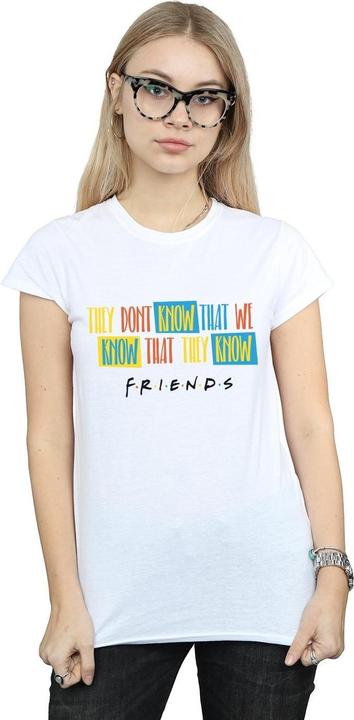 Immagine prodotto Friends They Don't Know Script Maglietta Donna (S)
