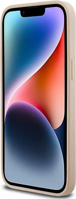 Actual product image DKNY DKHCP14XPRTHSLP iPhone 14 Pro Max 6.7" różowy/pink hardcase Leather Mono Stripe & Metal Logo (Apple iPhone 14 Pro Max)