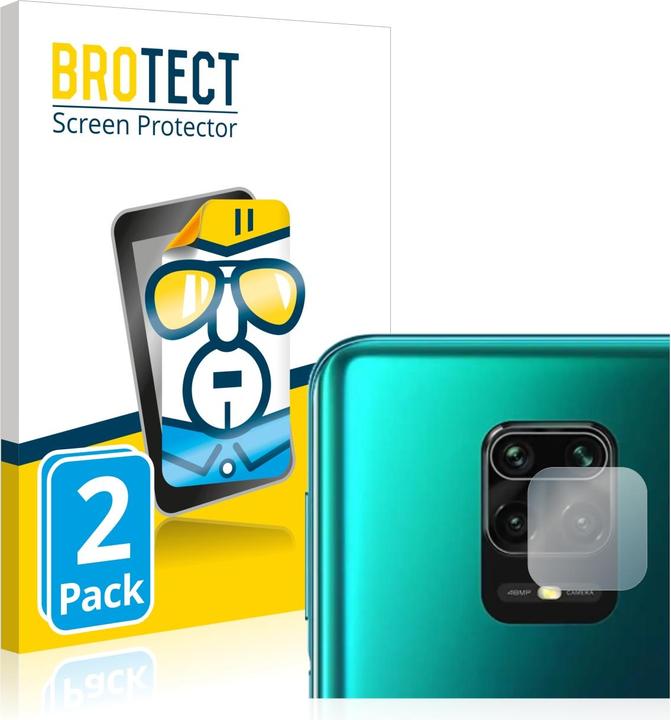 Produktbild BROTECT Schutzfolie Displayschutz Klar (2 Stück, Xiaomi Redmi Note 9S)