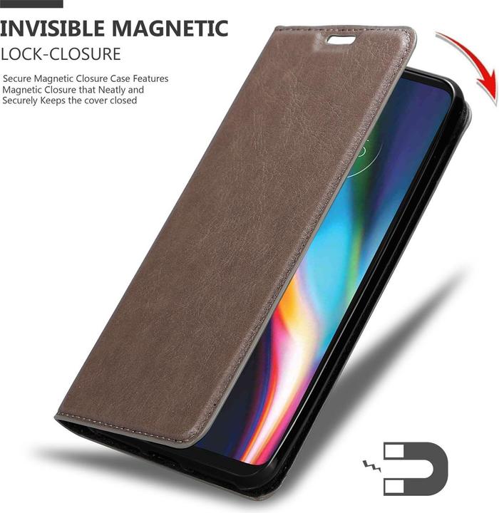 Productafbeelding Cadorabo Boek Onzichtbare Magneethoes (Motorola Moto G 5G Plus)