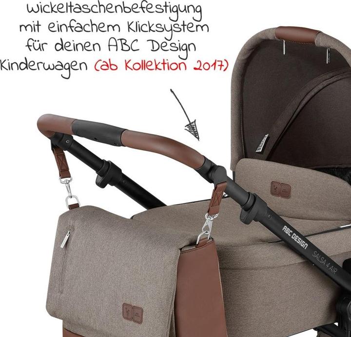 Produktbild ABC Design Wickeltasche Urban nature