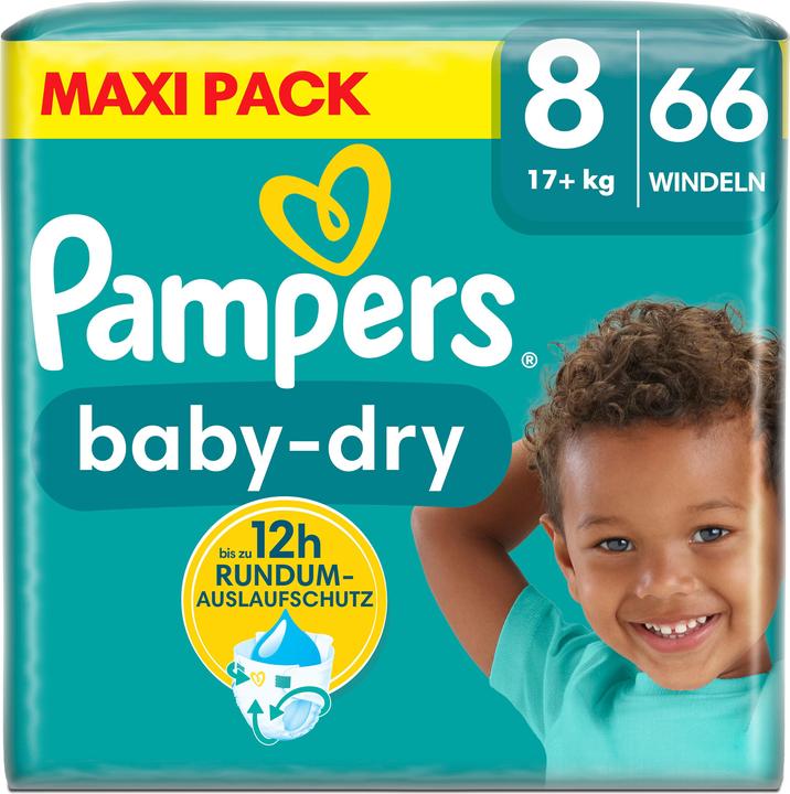 Produktbild Pampers Baby-Dry (Gr. 8, 66 Stück)