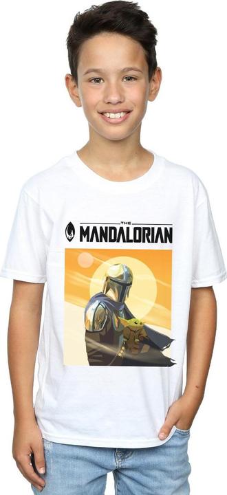 Immagine prodotto Star Wars The Mandalorian The Child Two Moons Maglietta Ragazzi (140, 146)
