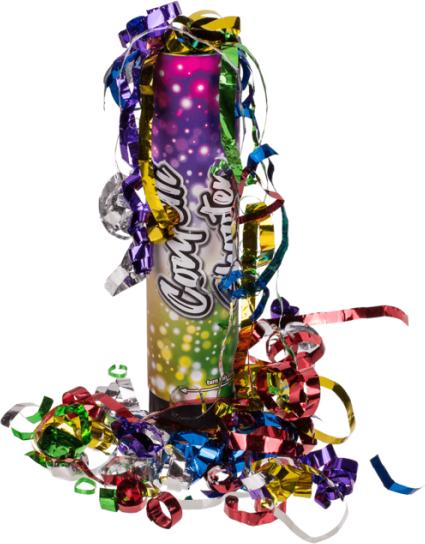 Actual product image Out of the blue Colourful confetti thrower