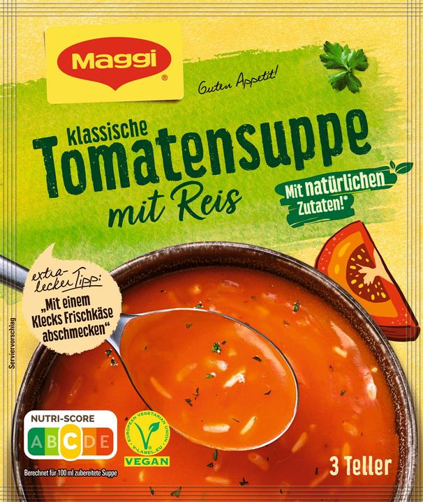 Image du produit Maggi BON APPIT Soupe de tomates au riz, donne 750 ml (750 ml)