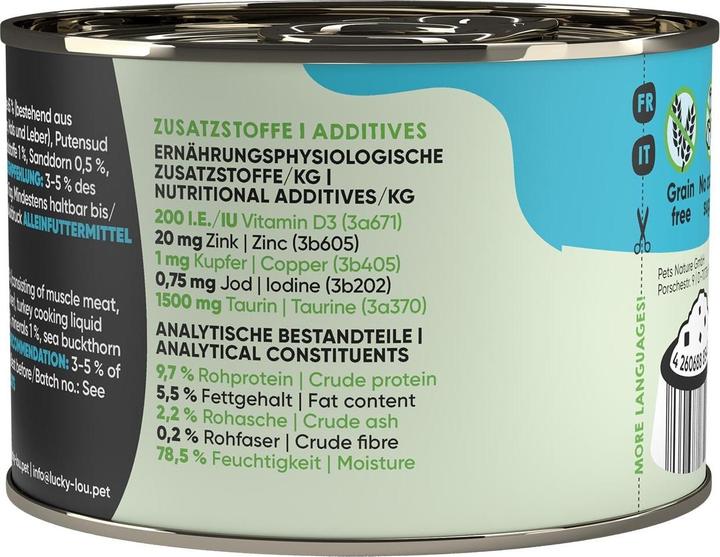Produktbild Lucky Lou Katzen-Nassfutter (Adult, 1 Stk., 248 g)