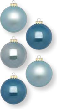 Inge’s Glas Christmas Decor Elysian Blue (20 -teilig)