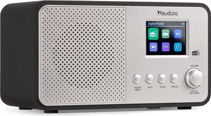 Immagine prodotto Audizio DAB+ Radio Avio Silber, Radio Tuner: FM, DAB+ (FM, DAB, Bluetooth)
