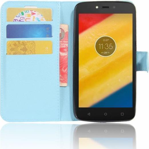 Produktbild MU Classic Lederhülle mit Litchitextur (Motorola Moto C Plus)