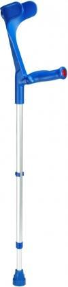 Produktbild Ossenberg Krücke anatomisch soft Kombi blau 140kg Clip