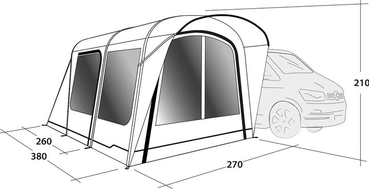 Immagine prodotto Outwell Wolfburg 380 Air (Tenda, 23.50 kg)