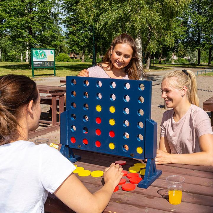Actual product image Tactic Giga 4 in a row wooden game XL