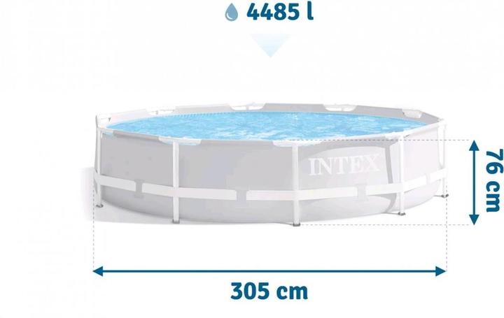 Produktbild Intex Prism Frame (Ø 305 x 76 cm)