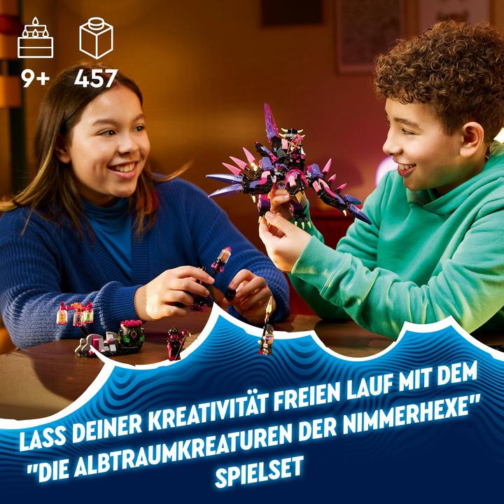 Produktbild LEGO Die Albtraumkreaturen der Nimmerhexe (71483, LEGO Dreamzzz)