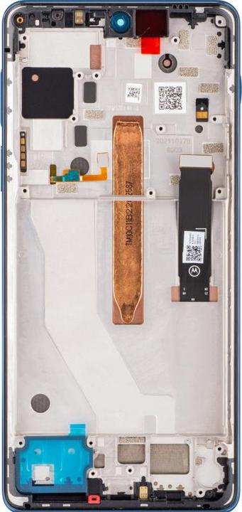 Actual product image Motorola Display Unit für Edge 20 Pro, blau Vegan Leather (Display)