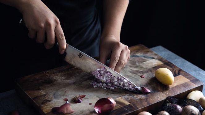 Actual product image Kai Shun chef's knife (20 cm)