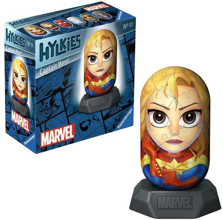 Image du produit Ravensburger Hylkies : La nouvelle série de figurines à assembler soi-même. Figurine #07 - Capitaine (54 pièces)