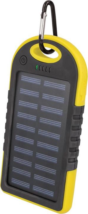 Actual product image Setty Powerbank TelForceOne Solar Power Bank 5000 Mah Gelton (5000 mAh, 20 W)