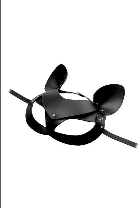 Actual product image Master Series Bad Kitten Leather Cat Mask