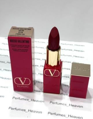 Actual product image Valentino Bold Satin Lip Shade 217A Ether Red (217A Ether Red)