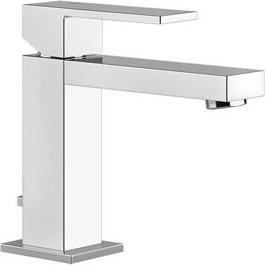 Produktbild Gessi Rettangolo Waschtisch-Einhebelmischer, mit Ablaufgarnitur 1 1/4, Ausladung 129 mm, 20001